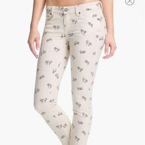 PAIGE Denim Kylie Bicycle Print Pants
